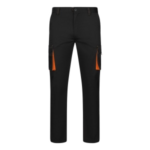 VL FIDES. Pantalon stretch bicolore, multipoches (240g/m²), en coton (46%), EME (38%) et polyester (16%) 5