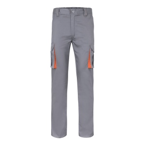 VL FIDES. Pantalon stretch bicolore, multipoches (240g/m²), en coton (46%), EME (38%) et polyester (16%) 7