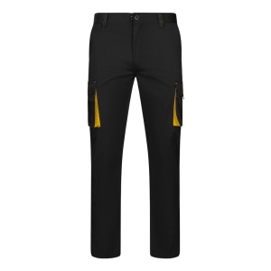 VL FIDES. Pantalon stretch bicolore, multipoches (240g/m²), en coton (46%), EME (38%) et polyester (16%) 2