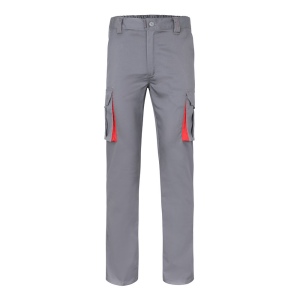 VL FIDES. Pantalon stretch bicolore, multipoches (240g/m²), en coton (46%), EME (38%) et polyester (16%) 13