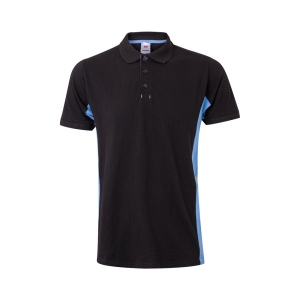 VL SUPAY. Polo piqué bicolore (180g/m²), manches courtes, en coton (60%) et polyester (40%) 8