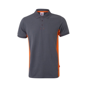VL SUPAY. Polo piqué bicolore (180g/m²), manches courtes, en coton (60%) et polyester (40%) 7