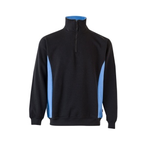 VL SVAROG. Sweat bicolore en éponge (260g/m²), en polyester (65%) et coton (35%) 8