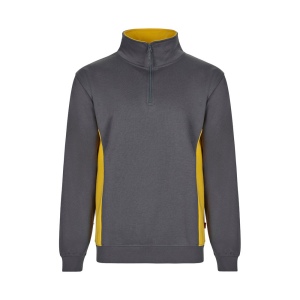 VL SVAROG. Sweat bicolore en éponge (260g/m²), en polyester (65%) et coton (35%) 4