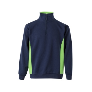 VL SVAROG. Sweat bicolore en éponge (260g/m²), en polyester (65%) et coton (35%) 12