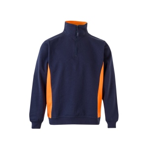 VL SVAROG. Sweat bicolore en éponge (260g/m²), en polyester (65%) et coton (35%) 6