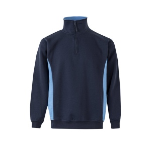 VL SVAROG. Sweat bicolore en éponge (260g/m²), en polyester (65%) et coton (35%) 15
