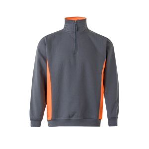 VL SVAROG. Sweat bicolore en éponge (260g/m²), en polyester (65%) et coton (35%) 7