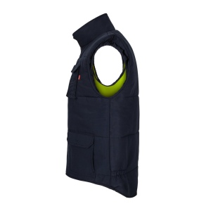 VL DIANA. Gilet rembourré (220g/m²), réversible en polyester (100%), avec fermeture à glissière et tirette réversible, et multipoches 5