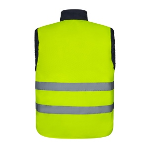 VL DIANA. Gilet rembourré (220g/m²), réversible en polyester (100%), avec fermeture à glissière et tirette réversible, et multipoches 7
