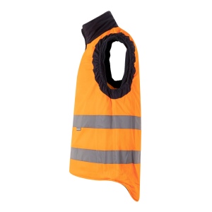VL DIANA. Gilet rembourré (220g/m²), réversible en polyester (100%), avec fermeture à glissière et tirette réversible, et multipoches 11
