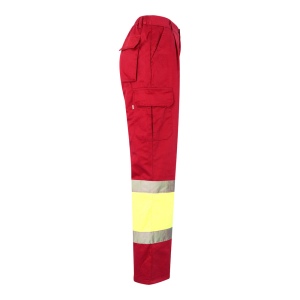 VL ATHENA. Pantalon bicolore en sergé (210g/m²), doublé, multi-poches, en coton (20%) et polyester (80%) 23