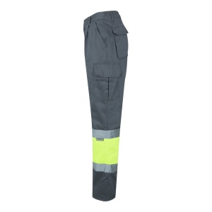 VL ATHENA. Pantalon bicolore en sergé (210g/m²), doublé, multi-poches, en coton (20%) et polyester (80%) 27