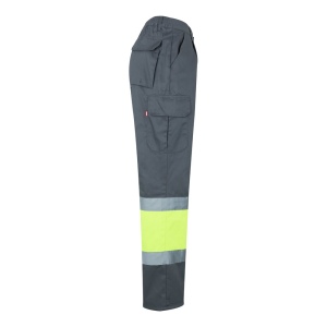 VL ATHENA. Pantalon bicolore en sergé (210g/m²), doublé, multi-poches, en coton (20%) et polyester (80%) 28