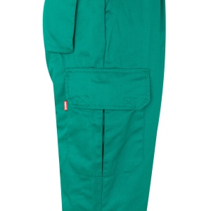 VL ATHENA. Pantalon bicolore en sergé (210g/m²), doublé, multi-poches, en coton (20%) et polyester (80%) 34