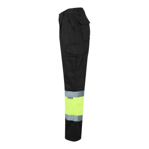 VL ATHENA. Pantalon bicolore en sergé (210g/m²), doublé, multi-poches, en coton (20%) et polyester (80%) 13
