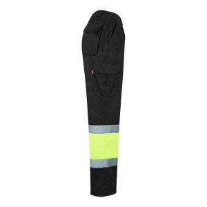 VL ATHENA. Pantalon bicolore en sergé (210g/m²), doublé, multi-poches, en coton (20%) et polyester (80%) 14