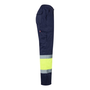 VL ATHENA. Pantalon bicolore en sergé (210g/m²), doublé, multi-poches, en coton (20%) et polyester (80%) 18