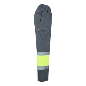 VL POSEIDON. Pantalon bicolore en sergé multipoches (210g/m²), en coton (20%) et polyester (80%) 28