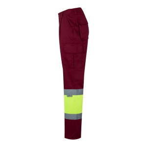 VL POSEIDON. Pantalon bicolore en sergé multipoches (210g/m²), en coton (20%) et polyester (80%) 52