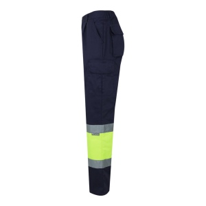 VL POSEIDON. Pantalon bicolore en sergé multipoches (210g/m²), en coton (20%) et polyester (80%) 17
