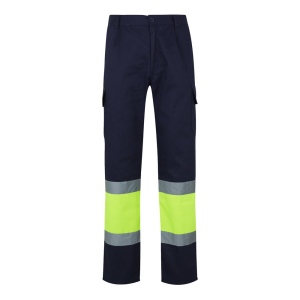 VL POSEIDON. Pantalon bicolore en sergé multipoches (210g/m²), en coton (20%) et polyester (80%) 3