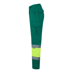 VL POSEIDON LARGE. Pantalon bicolore en sergé multipoches (210g/m²), en coton (20%) et polyester (80%) 32