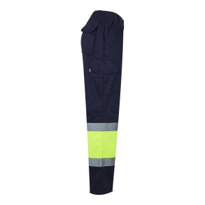 VL POSEIDON LARGE. Pantalon bicolore en sergé multipoches (210g/m²), en coton (20%) et polyester (80%) 18