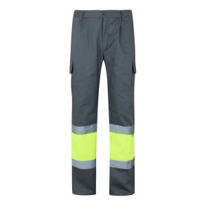 VL POSEIDON LARGE. Pantalon bicolore en sergé multipoches (210g/m²), en coton (20%) et polyester (80%) 5