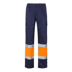 VL POSEIDON LARGE. Pantalon bicolore en sergé multipoches (210g/m²), en coton (20%) et polyester (80%) 7
