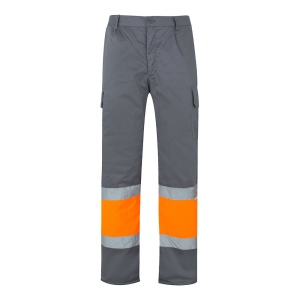 VL POSEIDON LARGE. Pantalon bicolore en sergé multipoches (210g/m²), en coton (20%) et polyester (80%) 8