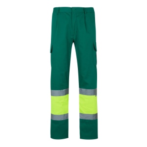 VL POSEIDON LARGE. Pantalon bicolore en sergé multipoches (210g/m²), en coton (20%) et polyester (80%) 6