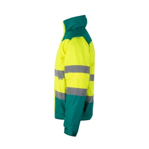 VL JUPITER. Veste rembourrée bicolore (180g/m²) en polyester (100%), avec fintion PU 16
