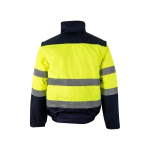 VL JUPITER. Veste rembourrée bicolore (180g/m²) en polyester (100%), avec fintion PU 7