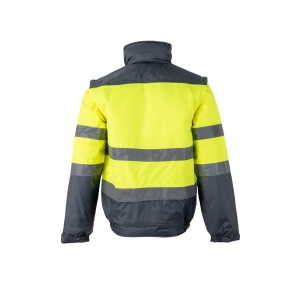 VL JUPITER. Veste rembourrée bicolore (180g/m²) en polyester (100%), avec fintion PU 11
