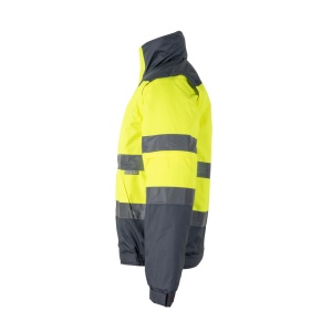 VL JUPITER. Veste rembourrée bicolore (180g/m²) en polyester (100%), avec fintion PU 12