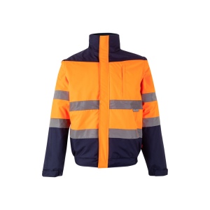 VL JUPITER. Veste rembourrée bicolore (180g/m²) en polyester (100%), avec fintion PU 5