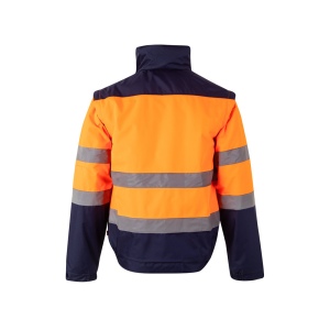 VL JUPITER LARGE. Veste rembourrée bicolore (180g/m²) en polyester (100%), avec finition PU 18