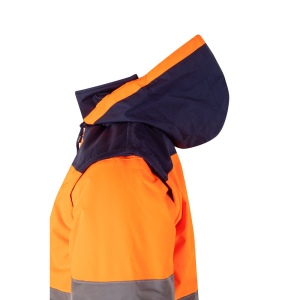 VL JUPITER LARGE. Veste rembourrée bicolore (180g/m²) en polyester (100%), avec finition PU 21