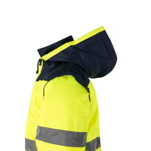 VL JUPITER LARGE. Veste rembourrée bicolore (180g/m²) en polyester (100%), avec finition PU 9