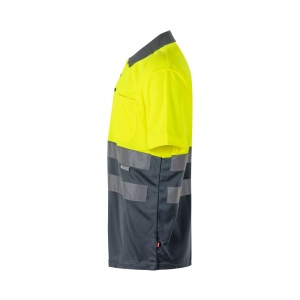 VL CUPID. Polo piqué bicolore (160g/m²) à manches courtes, en polyester (100%) 26