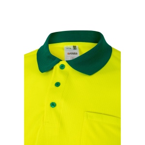VL CUPID. Polo piqué bicolore (160g/m²) à manches courtes, en polyester (100%) 31