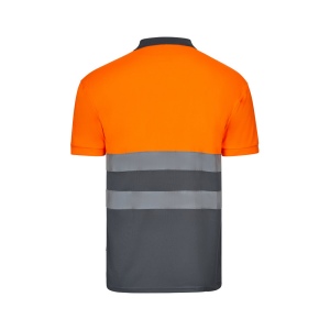 VL CUPID. Polo piqué bicolore (160g/m²) à manches courtes, en polyester (100%) 37