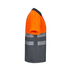 VL CUPID. Polo piqué bicolore (160g/m²) à manches courtes, en polyester (100%) 39