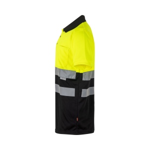 VL CUPID. Polo piqué bicolore (160g/m²) à manches courtes, en polyester (100%) 13