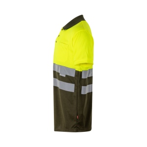 VL CUPID. Polo piqué bicolore (160g/m²) à manches courtes, en polyester (100%) 41