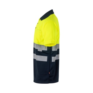 VL CUPID. Polo piqué bicolore (160g/m²) à manches courtes, en polyester (100%) 17