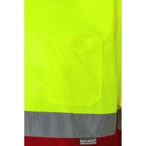 VL CUPID LARGE. Polo bicolore (160g/m²) à manches courtes, en polyester (100%) 23