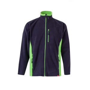 VL GERAS. Veste polaire bicolore (220g/m²) en polyester (100%) 12