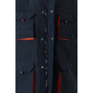 VL NERGAL. Gilet rembourré, bicolore, multipoches (120g/m²), en polyester (100%) 28